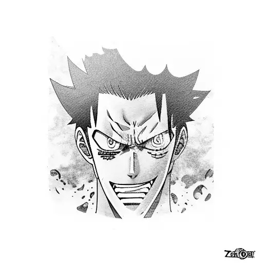 A Dynamic And Action-packed Scene Featuring Luffy And Zoro From One Piece