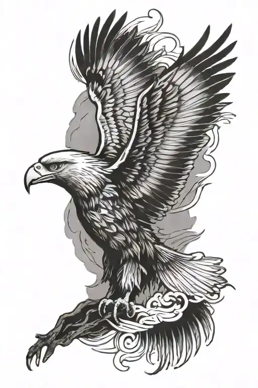 Quote With A Eagle Flying