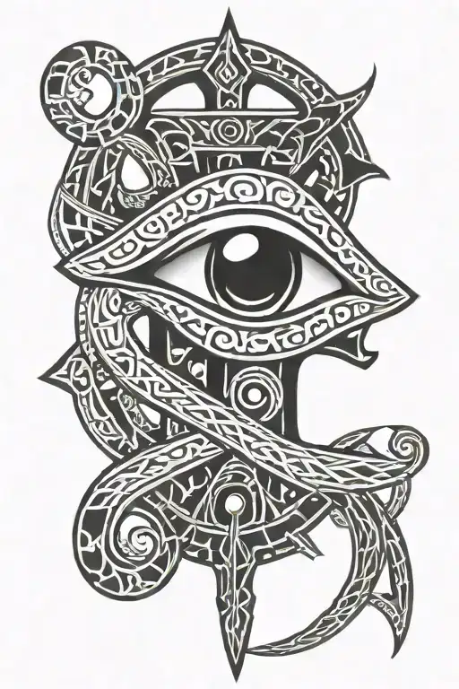 Ankh Symbol With Eye