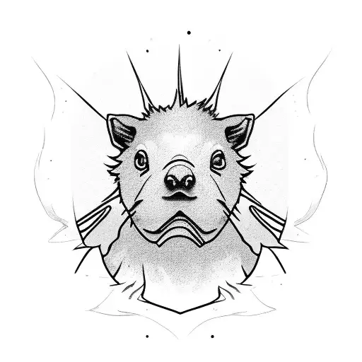 A Capybara Dresssed As Naruto