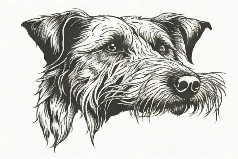 Irish Wolfhound Head