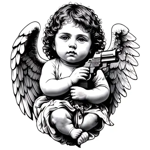 Baby Angel With A Gun