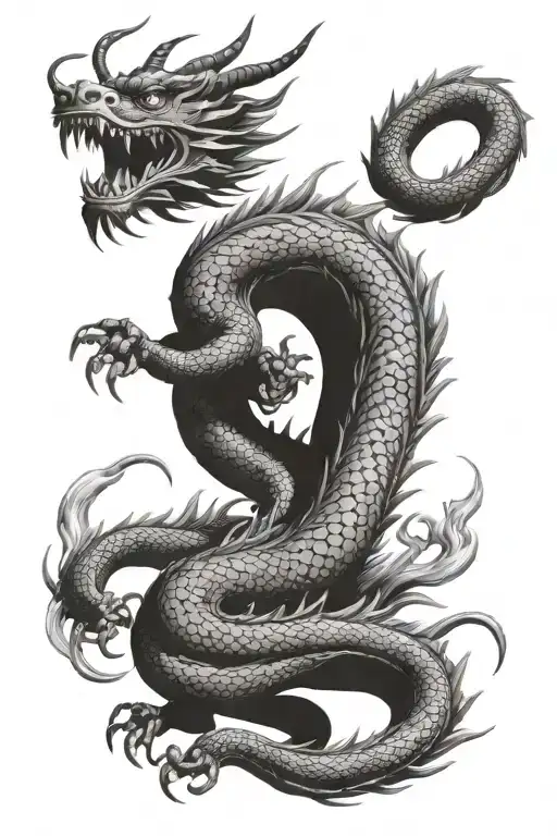 Realistic Chinese Dragon