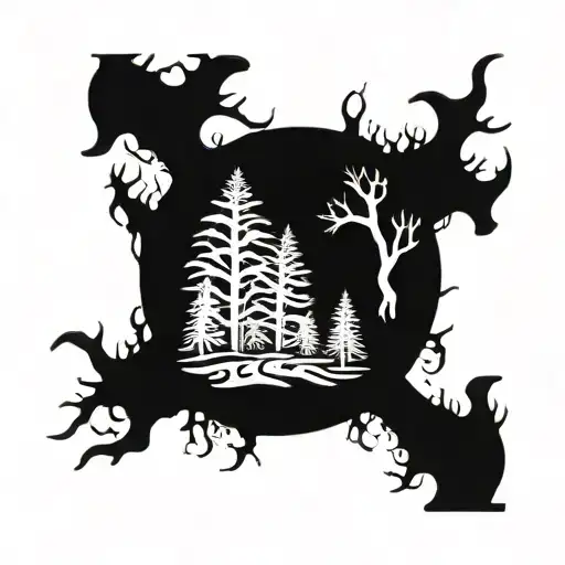 Forest With Dogbones