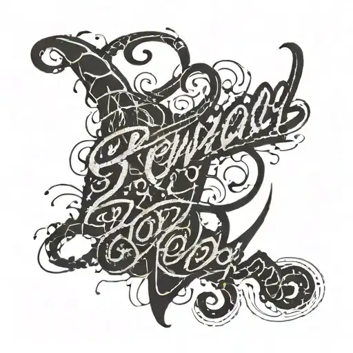 Rowdy In Cursive Writing With A Crazy Background