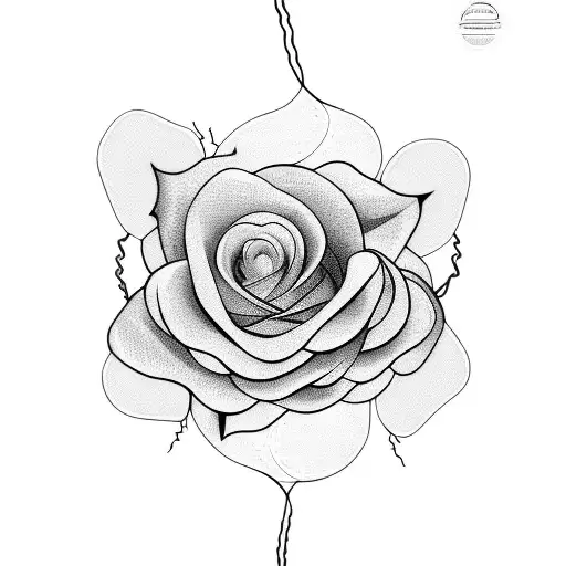 Electric Wire Looking Like A Rose