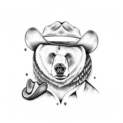 Bear With Cowboy Hat
