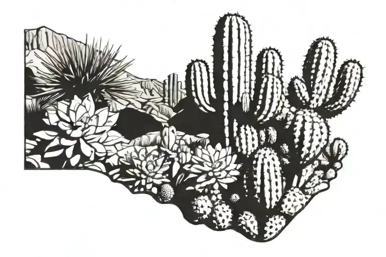 Arizona Valleywide Fountain Cactus