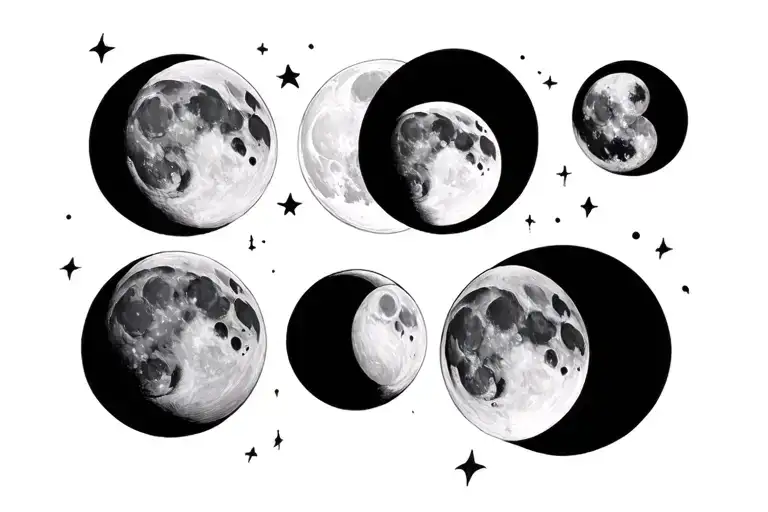 Different Moon Phases