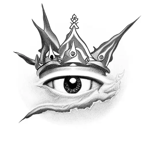 Burning Eye A Crown