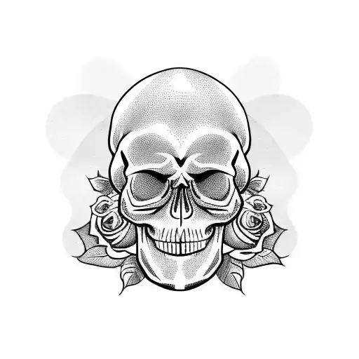 Skull And Roses