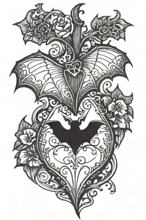 Heart Seven Bat