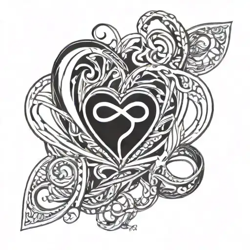 Heart And Infinity Symbol