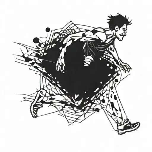 Abstract Representation Of The Runner's High Feeling