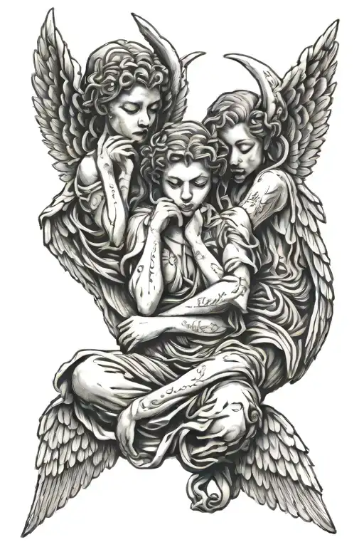 Angel Hear No Evil Speak No Evil See No Evil