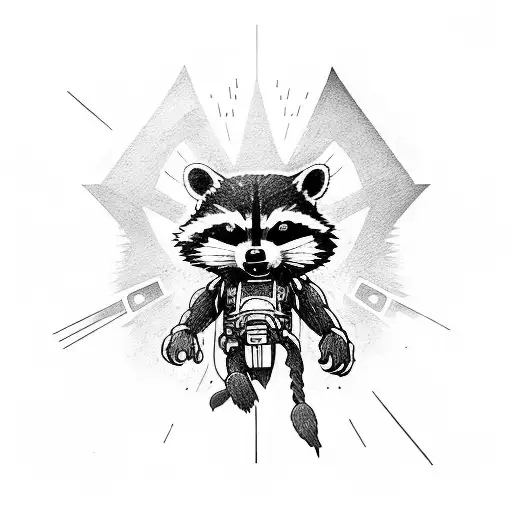 Rocket Raccon Guardians Of The Galaxy