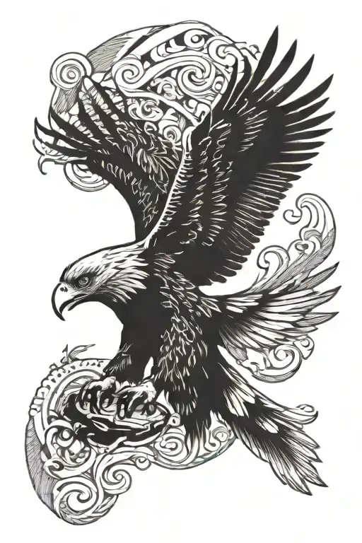 Loin With Eagle Soaring