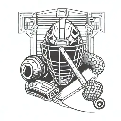 Ordinary Hammer In The Background Number 79 And The Goalkeeper's Helmet