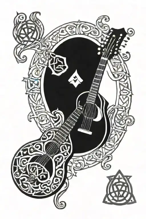 Guitar Mandolin Triquetra