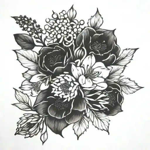 Birth Flower March November Birth Flower Bouquet