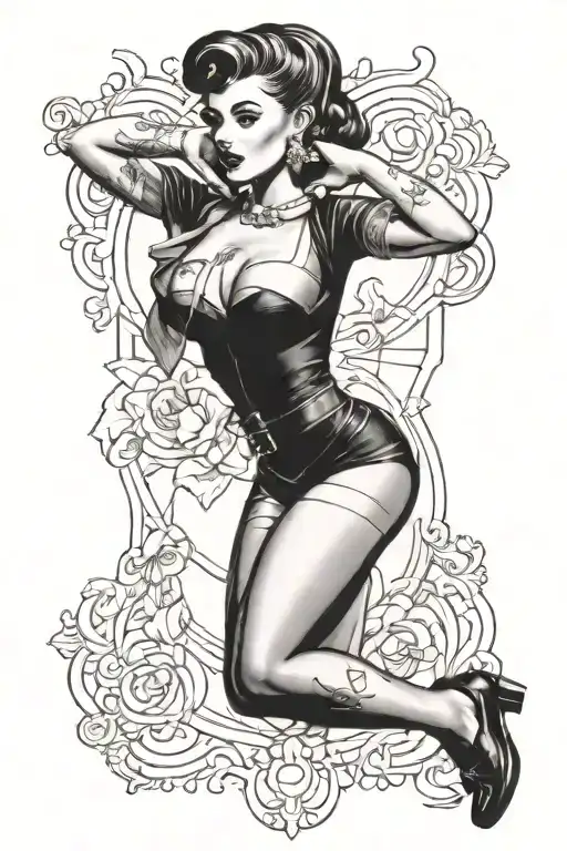 50S Pinup Standing