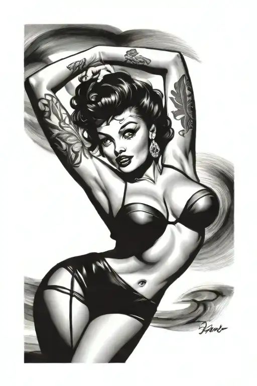 50S Pinup Standing