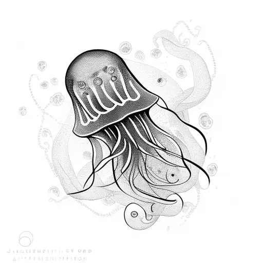 Jellyfish With Diamond