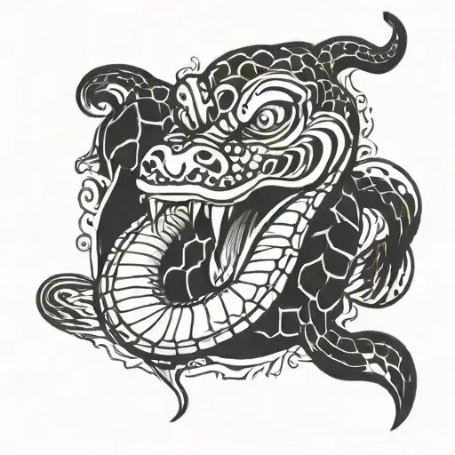 The Snake That Bites The Smiling Clown