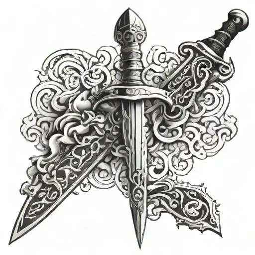 Sword With The Handle Replaced By A Blade