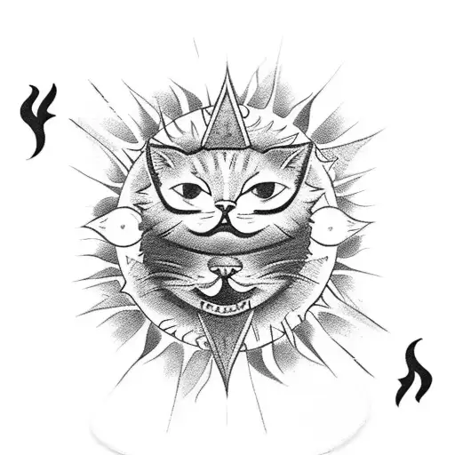 The Sun Card Tarot And Cats