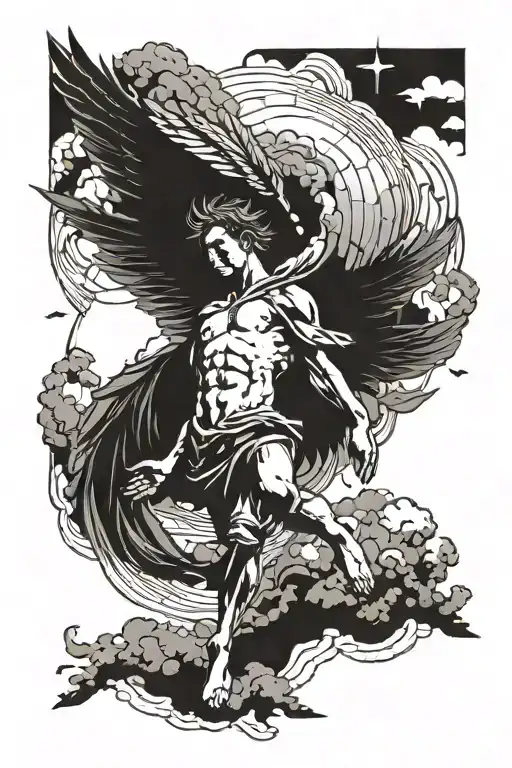 Icarus Falling From Sky