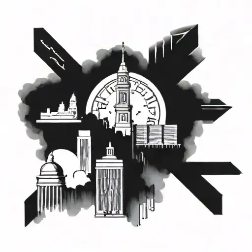 Background Of The Skyscrapers Of Philadelphia That's Says Love