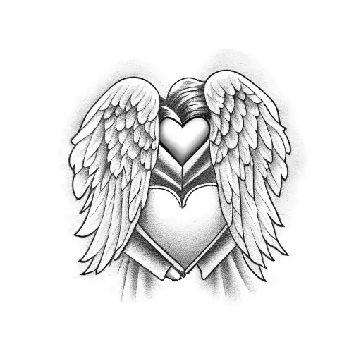 Angel Holding A Broken Heart