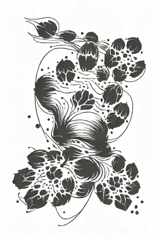 Bear Paw Prints Slowly Fading Away At The End In Memory Of