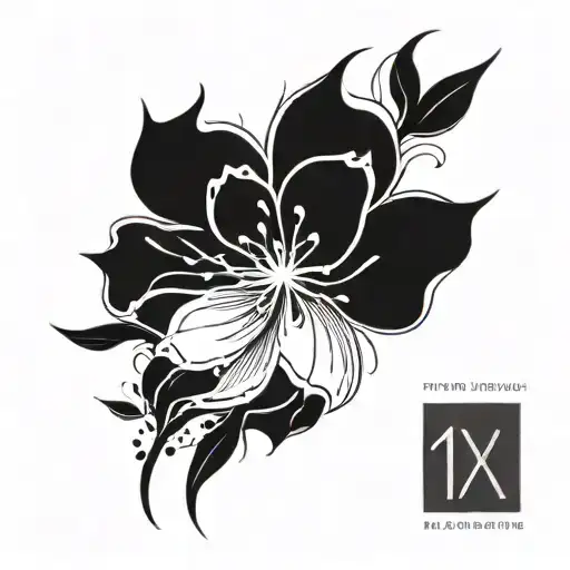 Abstract Flower Splash