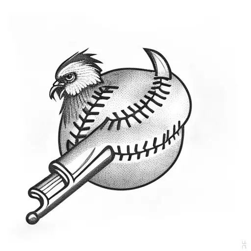 Chiken With Baseball Bat