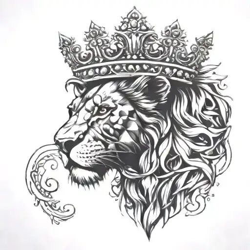 Diamond Crown Lion