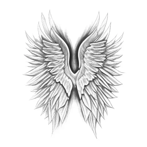 Angel Wings Made With Roots