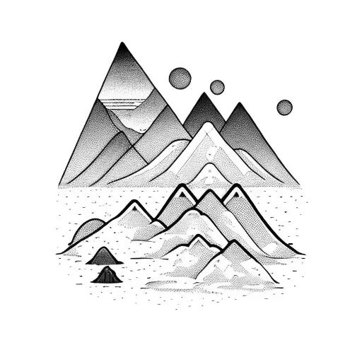 Beach With Mountains