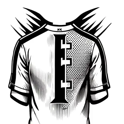 Back Of A Football Shirt