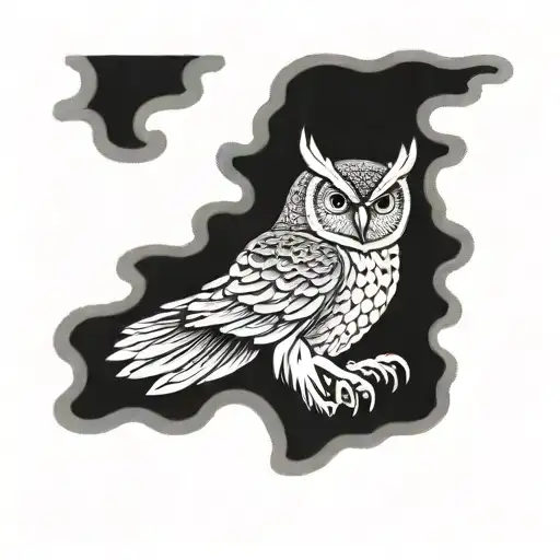 Owl Flying