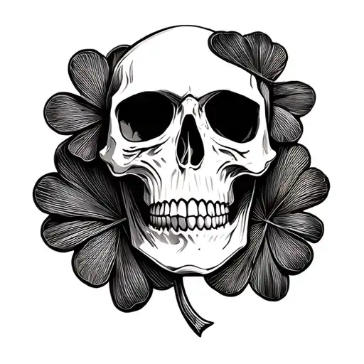 Shamrock Skull