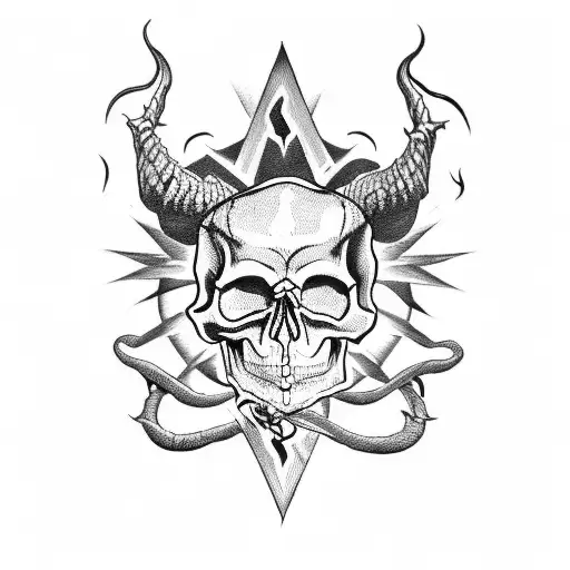 Skull Satan Devil Death