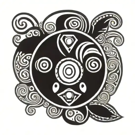 Taino Sun Symbol