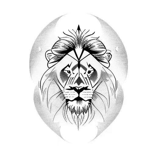 Ladder That Has A Lion