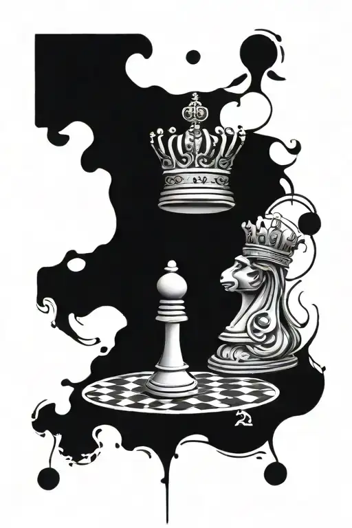 King And Queen Chess Number 28 Inside