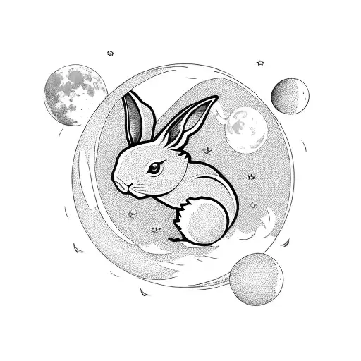 Rabbit Jumping Over Moon