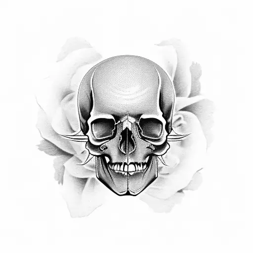 Half Skull Half Woman