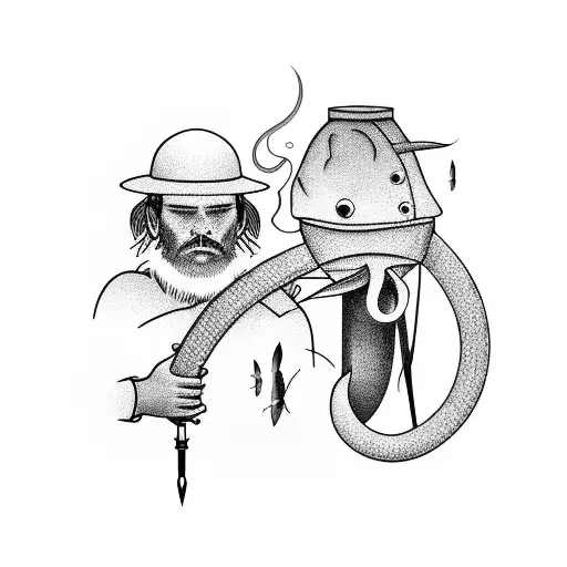 Fisherman Father And Son