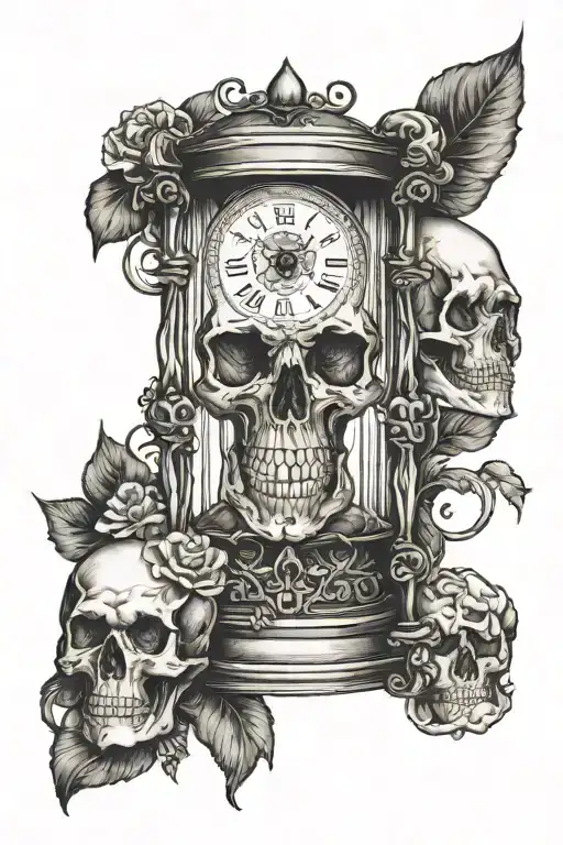 Hourglass Skull